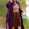 Camila-Dunne-Daisy-Jones-The-Six-2023-Camila-Morrone-Purple-Velvet-Coat